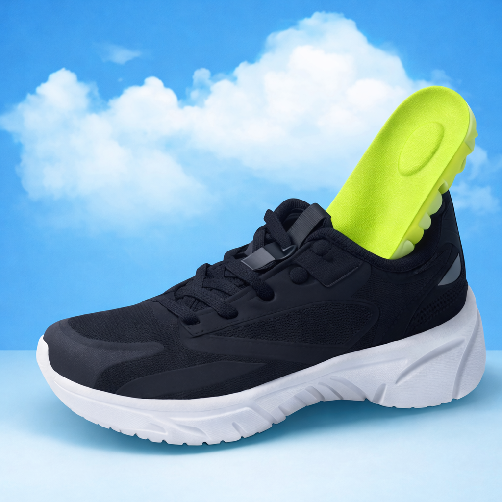 Skoinlägg med 4D stötdämpning