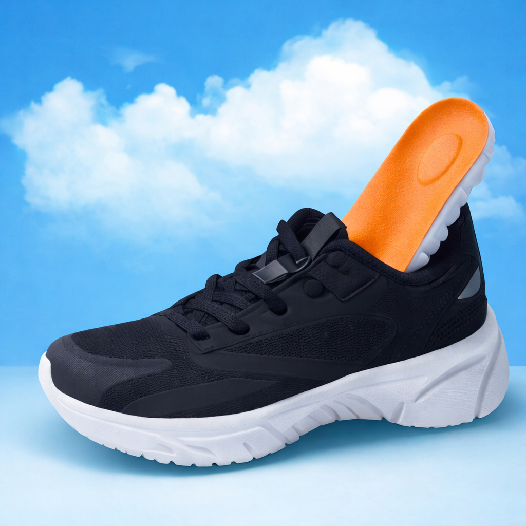 Skoinlägg med 4D stötdämpning