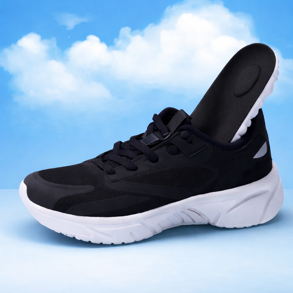 Skoinlägg med 4D stötdämpning