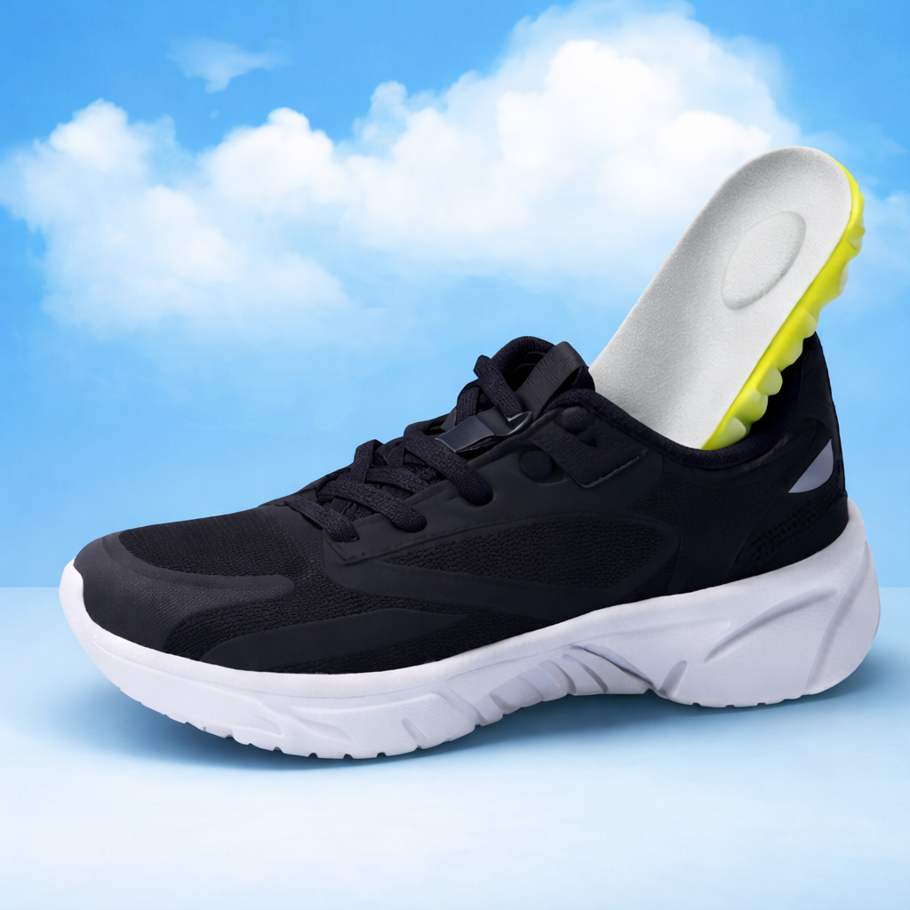 Skoinlägg med 4D stötdämpning