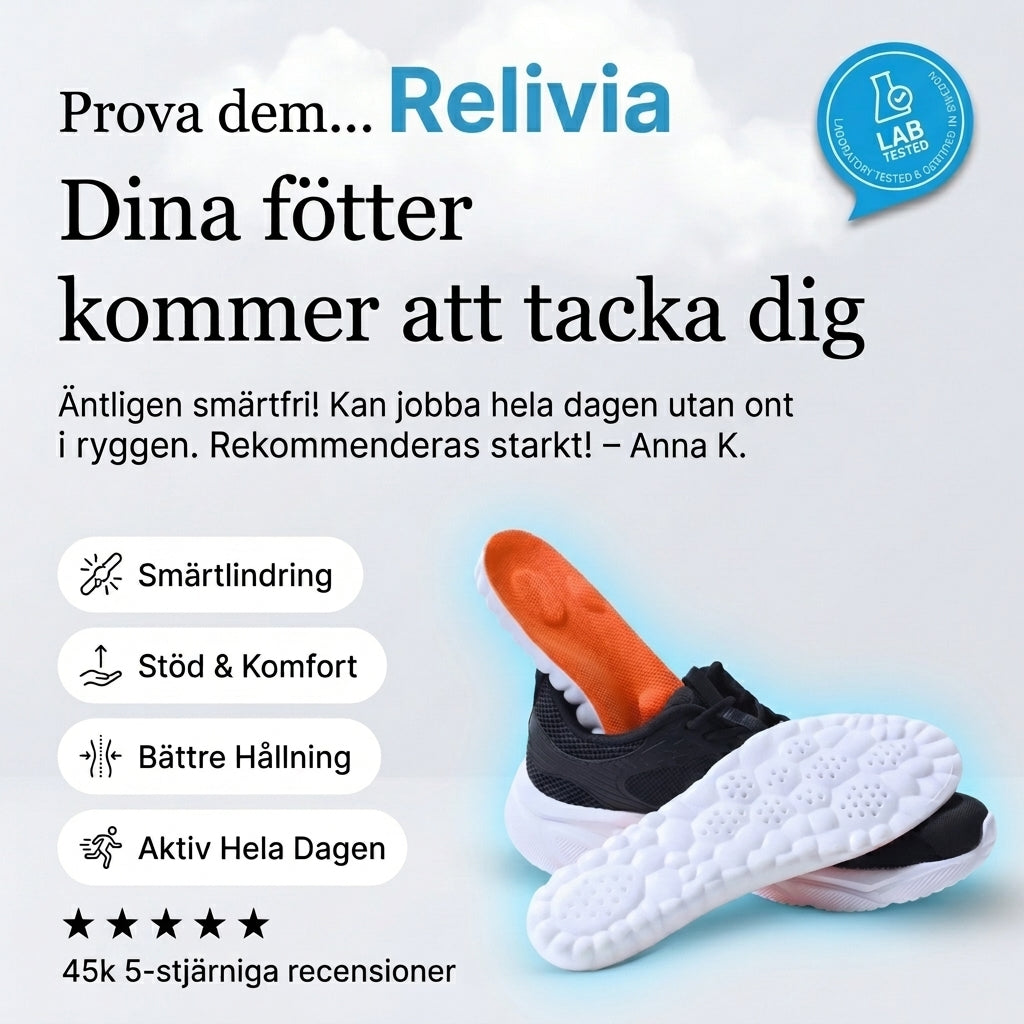 Skoinlägg med 4D stötdämpning