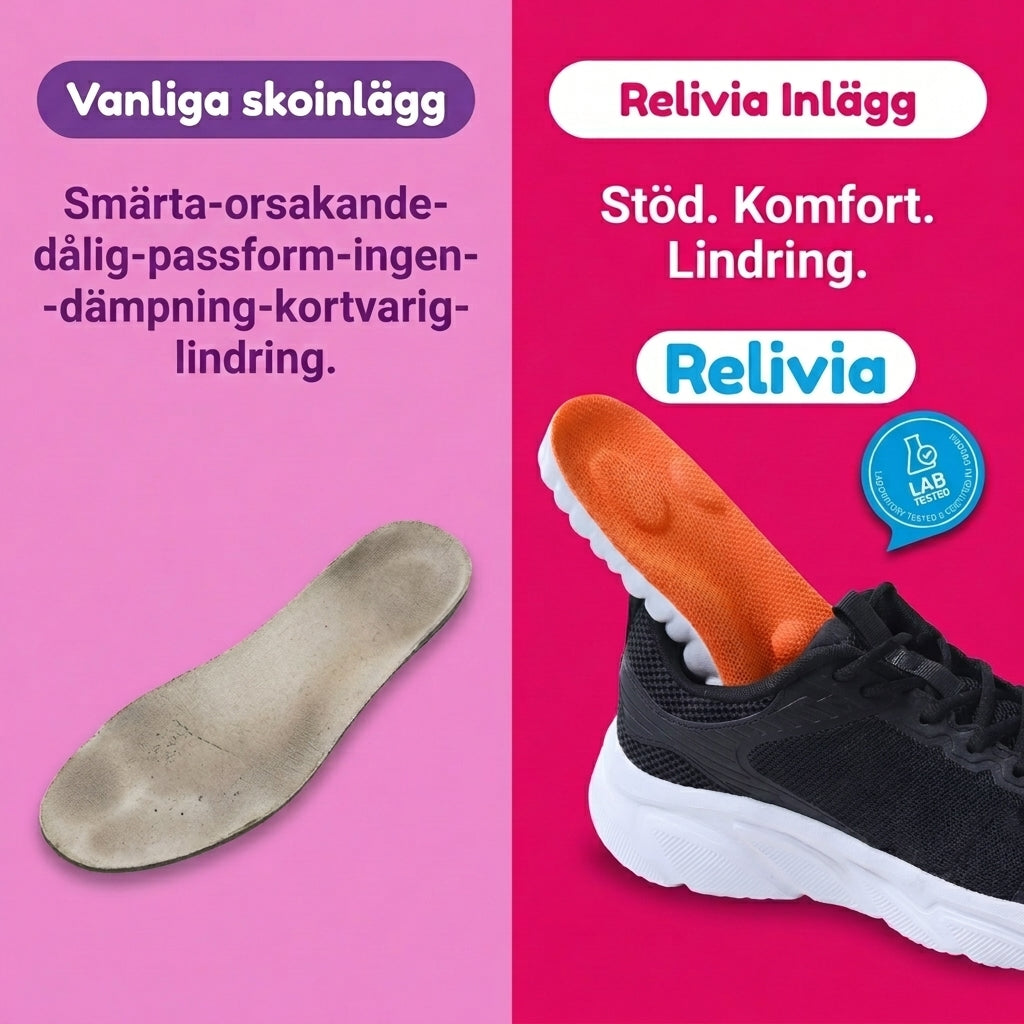 Skoinlägg med 4D stötdämpning